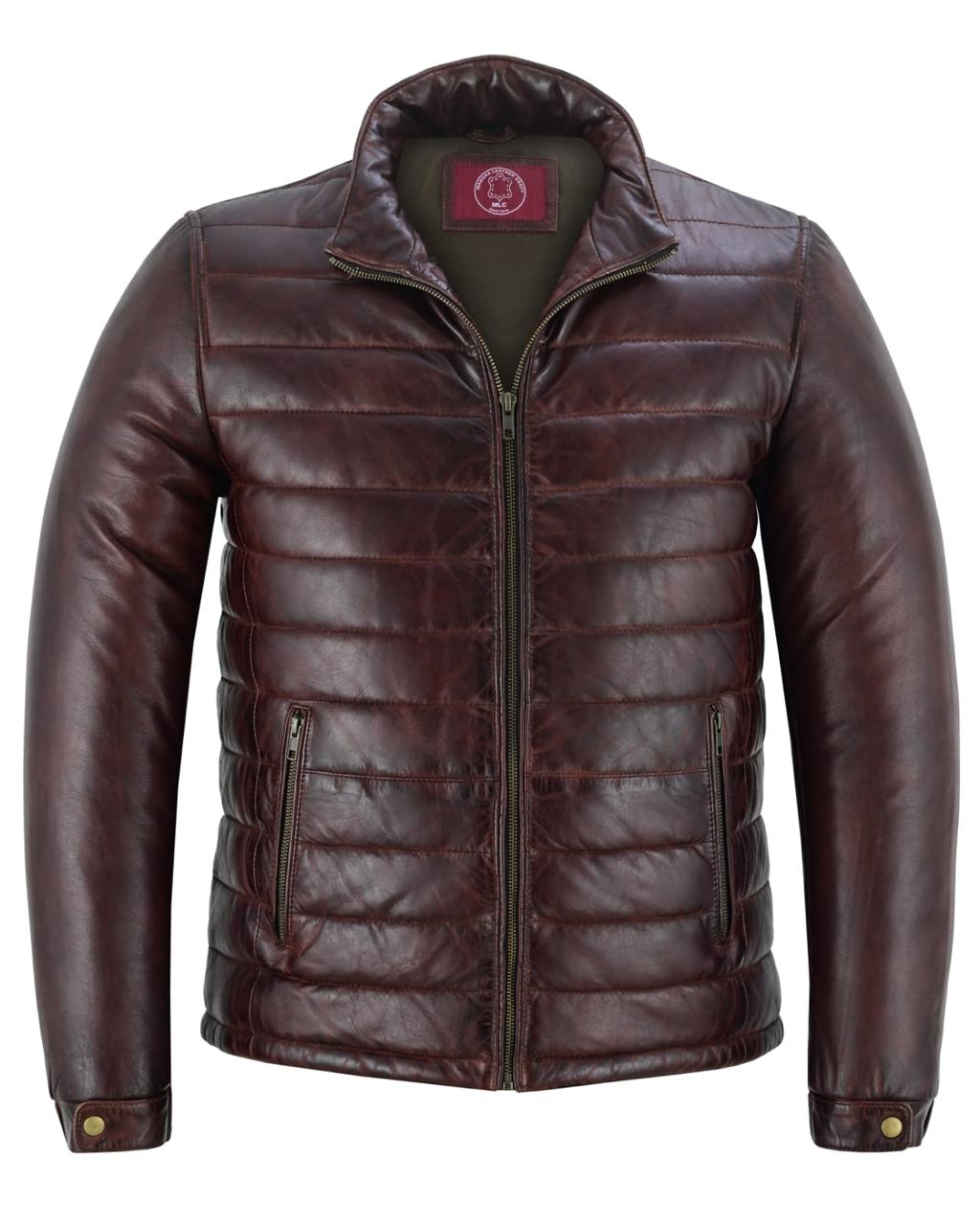 Burgundy Quilted Jacket