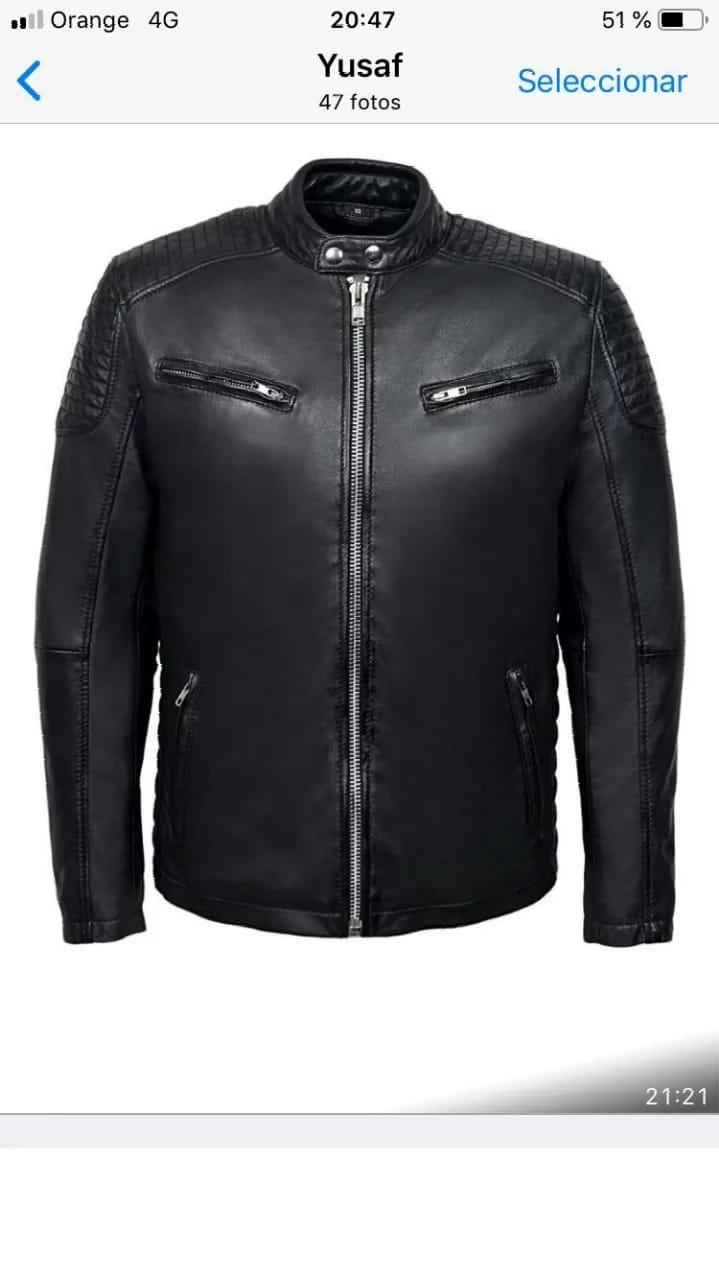 Black Quilted-Shoulder Cafe Racer Jacket