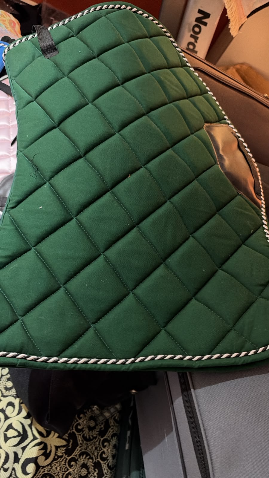 Diamond-Quilted Saddle Pad - view 1